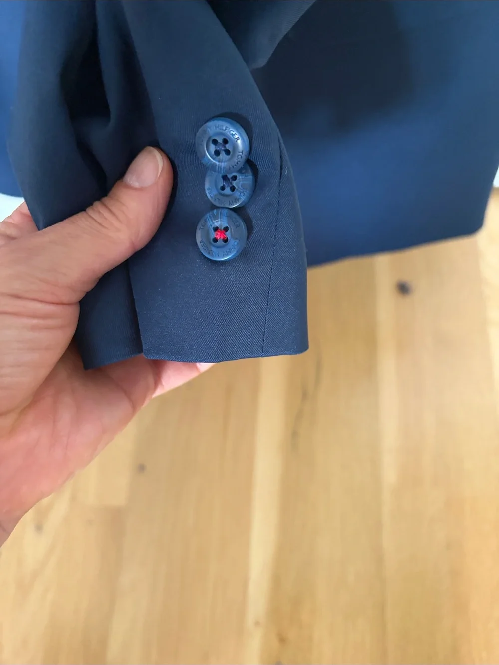 Tommy Hilfiger Navy Blue Two-Button Sport Coat